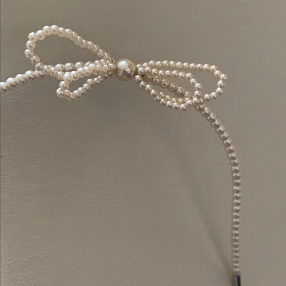 Pearl-like Beaded Headband